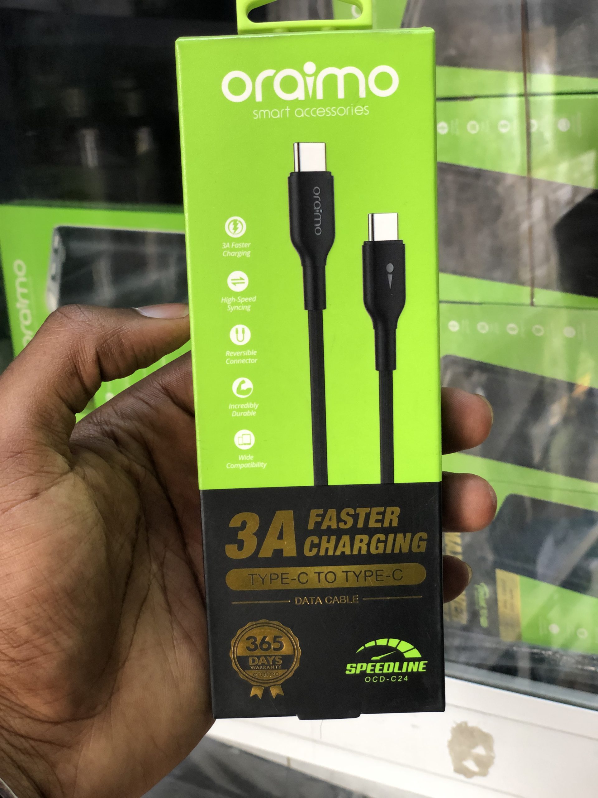 Oraimo A Fast Charging Type C To Type C Ginnons